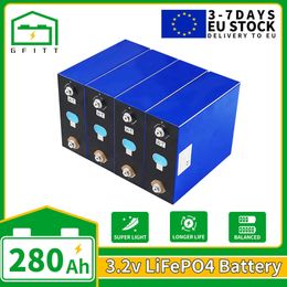 NIEUW 3.2V LIFEPO4 280AH Batterij Diy 12V 24V 48V 96V Oplaadbare batterijpakketten voor elektrische touringauto's Motorfiets RV Solar Cell