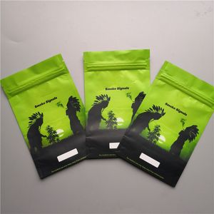 Nouveau 3.5g Mylar saveur sac herbe fleur électronique fermeture éclair tabac sec sac de vente au détail zushi odeur preuve emballage