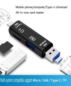 Nuevo 3 en 1 31 Tipo C y MicroUSB OTG Micro SDHC Memory Card Reader High Speed con pakcage9389935