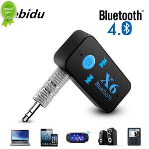 Nuevo kit de coche bluetooth 3 en 1 v4.1 receptor bluetooth 3,5 mm aux + lector de tarjetas TF + llamada con manos libres receptor de audio estéreo adaptador de música