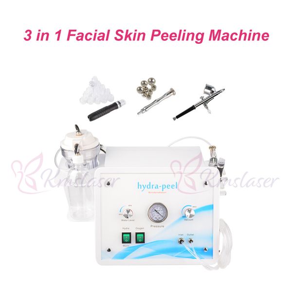 Nouveau 3 en 1 Hydro Dermabrasion Machine Faciale Nettoyage De La Peau Eau Jet D'oxygène Peeling Diamant Microdermabrasion Équipement De Salon À Domicile