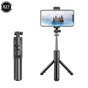 NEW 3 in 1 Wireless Foldable Mini Selfie Tripod Monopod With Bluetooth Shutter Remote Control For 11 12 Smartphone HKD230828