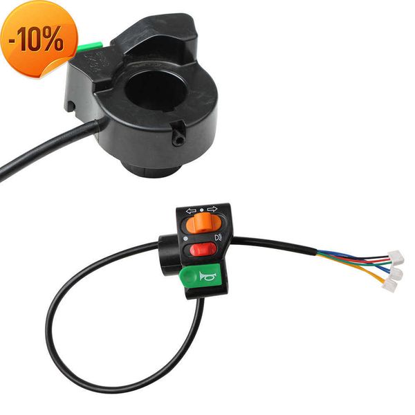 Nuevo interruptor de motocicleta de 3 in1 scooter eléctrico ATV ATV SEÑAL DE GUNDADOR DE LA LIGHTA PARA ENCENDIDO PARA 22 mm DIA MANABORA AC MOTOR