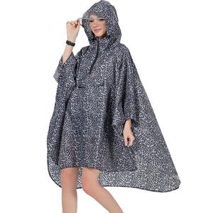 3 patronen Hoogwaardige waterdichte polyester vrouwen Regenjas cape cape kap voor dames mannen wandelen fiets regenponcho 201202