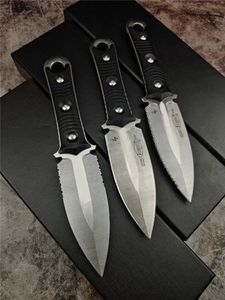 Nouveaux 3 styles Tech-Micro Borka Blades SBD201 D / E Couteau fixe tactique 4,33 