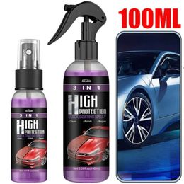 Nuevo 30/100ml revestimiento cerámico para coche Spray Auto Nano revestimiento cerámico pulido cera para pulverización pintura de coche eliminador y reparador de arañazos agente limpio