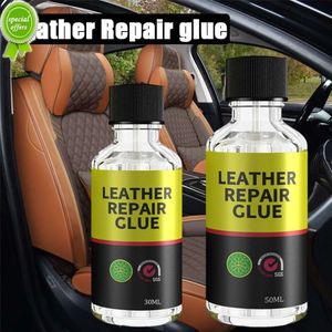 Nuevo Pegamento para reparación de cuero de coche, 30/50ML, para el hogar, asiento de sofá, bolsas de cuidado de cuero, pegamento adhesivo de reparación rápida para zapatos