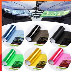 Nieuwe 30*60 cm Auto Licht Koplamp Achterlicht Tint Vinyl Film Sticker Vel Mistlamp Achterlicht Matt rook Film