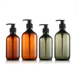 Nieuwe 300/500 ml zeepdispenser voor badkamer grote capaciteit shampoo douchegel flessen navulbare lotion vloeistof opslagcontainer