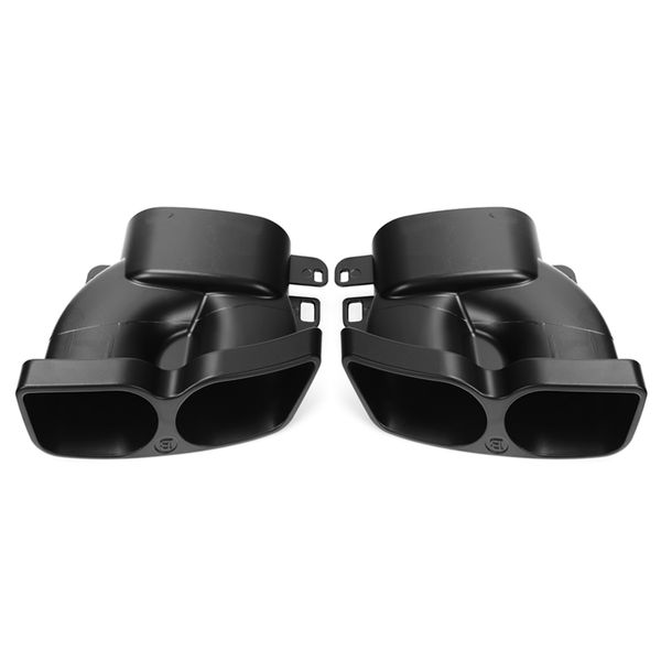 Tubo silenciador de escape trasero de coche de acero inoxidable negro 304 para B-ENZ C/ E/ S clase W205 W213 W222 S63 S65