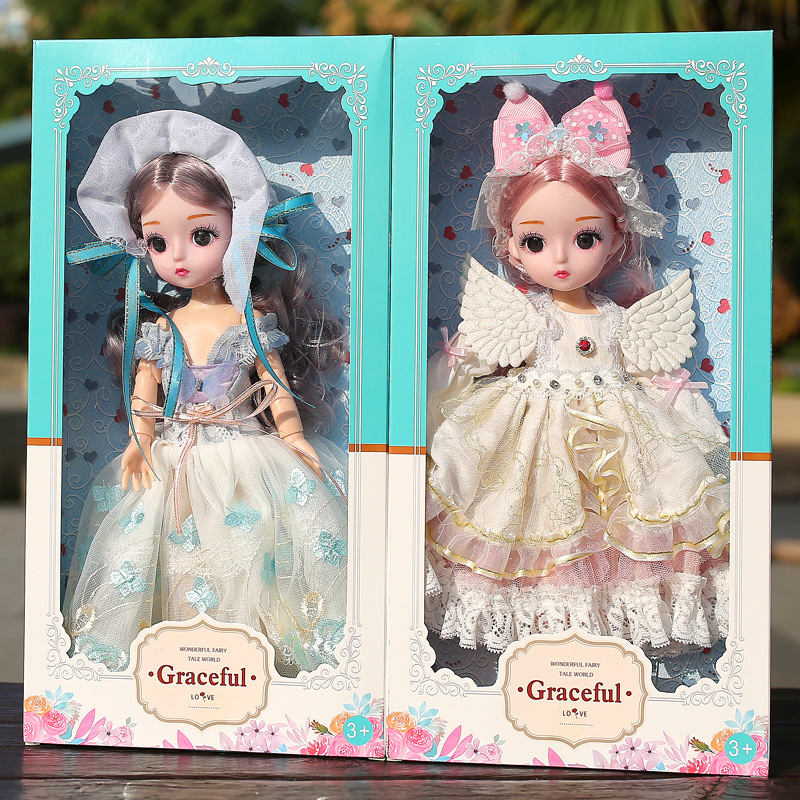 Nouveau 30 cm BJD MODE Jouet Princesse POUPÉE Avec Vêtements Enfants Poupées Filles Bébé Belle Habiller Cadeaux D'anniversaire 3D Yeux 1129