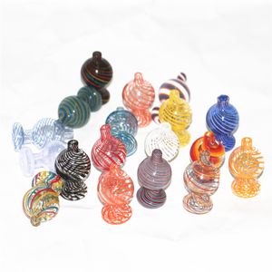 Bouchon de Carb de boule de verre de 30mm avec des bouchons universels de Dabber d'e-cigarette de bulle pour des conduites d'eau de quartz de XL XXL