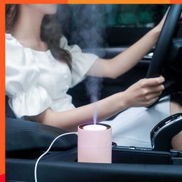 Nouveau purificateur d'air de voiture 320ML avec 7 couleurs LED purificateur d'air humidificateur supprimer les odeurs poussière moule LED lumière nettoyant purifiant BR