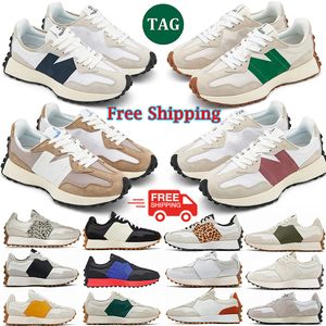 Livraison gratuite Nouveau 327 Chaussures décontractées designer Leopard Sea Sallt Moonbeam Ourstepace Driftwood Black White Gum Red Sneakers Mens Chaussures Sport Taille 36-45