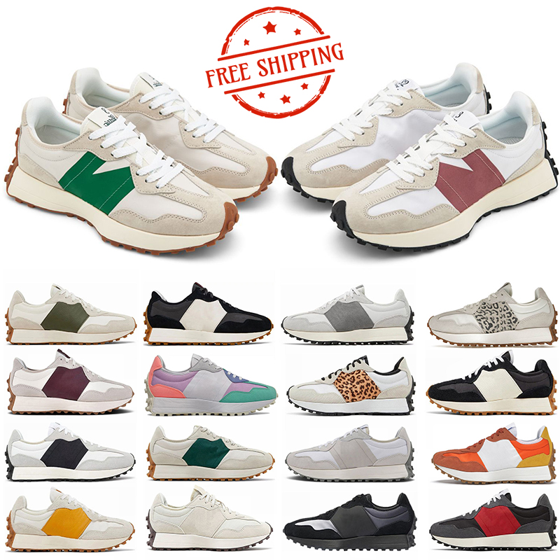 Livraison gratuite Nouveau 327 chaussures de course Femmes Men de concepteur 327s Salt de mer Vintage beige marron en daim gris gris rouge mens entraîneurs sportives sneaker extérieur