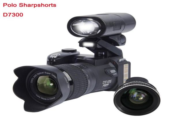 NUEVA Cámara digital de 33MP D7300 HD Cámara DSLR Lente de gran ángulo 24x Zoom óptico DHL MOQ1PCS9681818