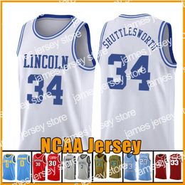 Nuevo 34 Jesus Shuttles-worth Ray Allen Lincoln película 14 Will Smith 25 Carlton Banks Baloncesto Jersey Amor 22 MCCall NCAA AZUL ADWEFGV