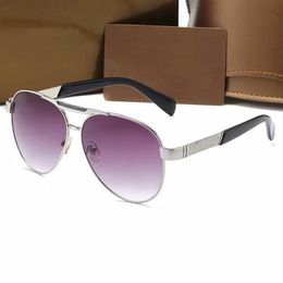 nouvelles lunettes de soleil 3502 pour hommes avec lunettes de soleil pour femmes avec lunettes de soleil à la mode et lunettes de soleil bicolores métalliques 3134