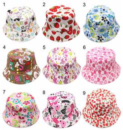 Nieuwe 30 kleuren kinderen bloem emmer hoed temperament vrije tijd zonnige kind zon hoed voor 2-6 jaar oude kinderen