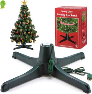 New 360 Degree Large Electric Swivel Adjustable Christmas Tree Plastic Stand Base for Christmas Tree Christmas Holidays