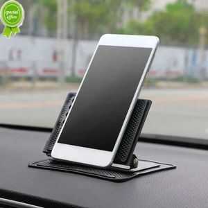 Nieuwe 360 draaibare telefoonhouder Antislipmat Auto-interieur Dashboard Verstelbare hoek Sticky Pad voor GPS-navigatie Balck Auto Ornament