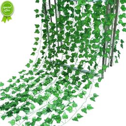 Nieuwe 36 stks Blad 1 Stuk 2.3 M Home Decor Kunstmatige Ivy Leaf Garland Planten Wijnstok Nep Gebladerte Bloemen klimplant Groene Klimop Krans