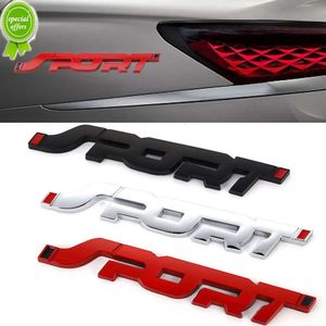 Nieuwe 3D chroom metalen sticker auto styling sport woord brief embleem badge sticker sticker motorfiets sticker auto accessoires