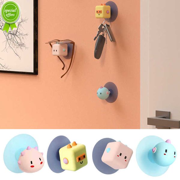 Nuevo 3D Cute Pet Punch Free Hook Cute New Super Cute Cartoon multifunción potente cubierta elevador puerta trasera almohadilla anticolisión