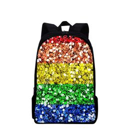 Nueva mochila de diseñador 3d Mochilas de tela LGBT Reducción de carga y resistente al desgaste Mochila orgullo mochila 230522