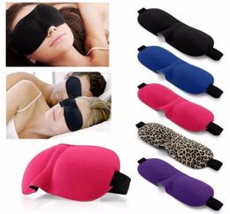 NIEUW 3D Oogmasker Schaduw Cover Rest Sleep Eyepatch Blinddoek Shield Travel Slapen Help Eyeshade446413333