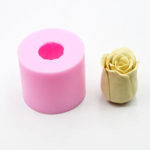 3D Flower Baking Molds Soap Mold Rose in Bud Fondant Cake Silicone Decorating Tools Diy Chocolate Birthday Baking 1223028