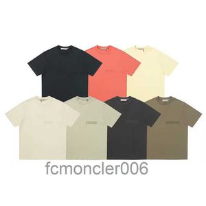 Nouveau t-shirt lettre 3D Ess créateur de mode couple pour hommes et femmes 100% coton impression thermofusible taille européenne vêtements de rue prix de gros 23 couleurs 0VDH 0VDH 0VDH