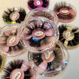 Nieuwe 3D Mink Eyelashes Wimper 3D Oog Makeup Mink False Wimpers Zachte Natuurlijke Dikke Nep Wimpers Washes Extension Beauty 20 stijlen 25mm