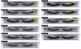 NIEUWE 3D MANK EYELSHEIDEN Wimpers Messy Eye Lash Extension Sexy wimper Volledige strip oog Lashes door chemische vezels dik DHL S4322408