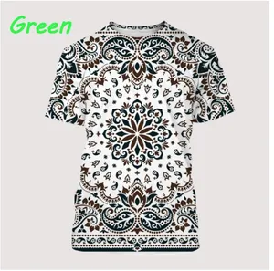 Nouveau 3D Imprimer Causal Vêtements Bandana Motif Mode Hommes Femmes T-shirt Plus La Taille Taille S-7XL