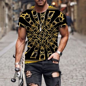 Nouveau 3D impression casual vêtements haut de gamme modèle de luxe mode hommes femmes T-shirt grande taille taille S-7XL 012