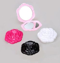 Nouveau miroir cosmtique compact 3D Rose Miroir de maquillage mignon MD51 12pcslot 7549406