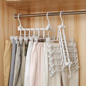 Nieuwe 3D Ruimtebesparende Hanger Magic Kleerhanger met Haak Closet Organizer Thuis Gereedschap Closet Organizer Rack T200211287V