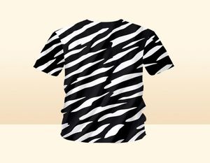 Nouveau 3d The Zebra Stripes Man O Col Tshirt Imprimé Mens Gothic Tee Shirt Unisexe Tshirt Recommande14312165