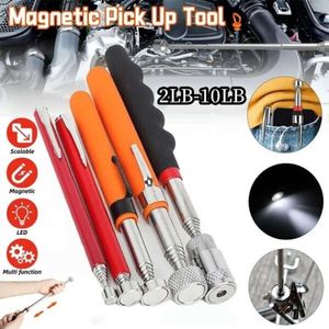 Nouveaux outils de ramassage magnétiques réglables télescopiques de 3 à 10lb, avec stylo léger et extensible à longue portée, outil pour ramasser les vis