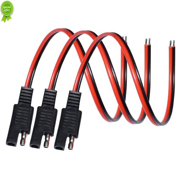 Nuevo Conector SAE de 3 uds, Cable de salida, conector rápido SAE, enchufe de desconexión, Cable de extensión automotriz SAE, enchufe SAE de Panel Solar