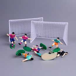Nuevo 3pcs/set Game Game Football Cake Topper Decor Model Football Party Fiesta Fiesta Figura de fútbol