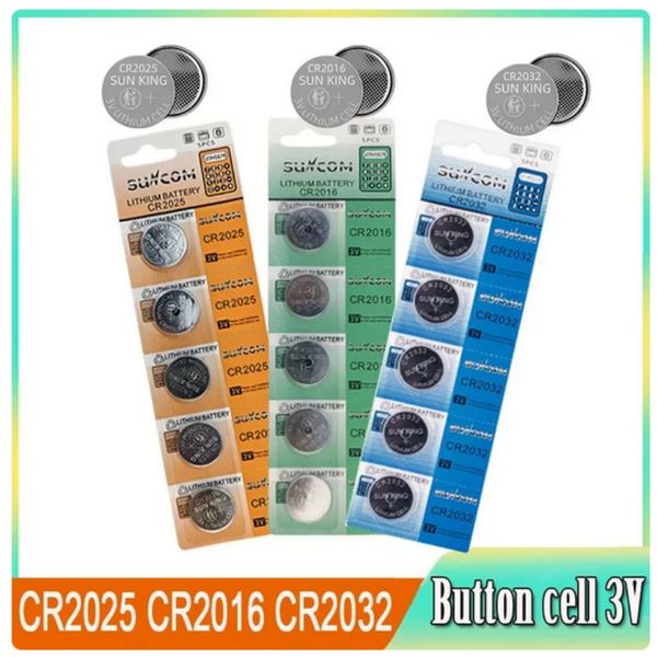 Nuevo 3V CR2032 CR2016 CR2025 Pila de botón de litio pila de moneda pilas para reloj de juguete Control remoto