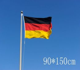 Nouveau 3x5 pieds grand drapeau allemand Polyester The Allemagne National Banner Home Decor7964278