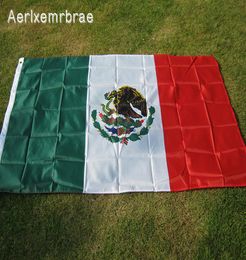 Nieuwe 3x5 voet Mexico Natie vlag Home Decoratie Outdoor Polyester Mexico Flag8916173