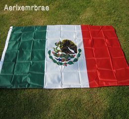 Nieuwe 3x5 voet Mexico Natie Vlag Home Decoratie Outdoor Polyester Mexico Flag2997247
