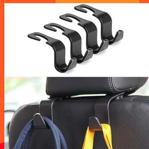 Nouveau 4/2/1 pièces siège de voiture crochet arrière cintre sacs support appui-tête montage crochet stockage organisateur voiture accessoires internes