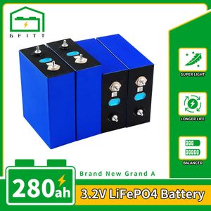 NOUVEAU 4-32PCS 3.2V lifepo4 280Ah batterie rechargeable Packfor Electric Touring car RV Solar cell EU US Tax exemption