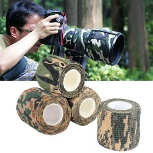 Déguisement de chasse en élastoplast, 4.5M, enveloppe élastique de Camouflage, protection du genou, bras, sport, bande adhésive auto-adhésive pour cheville, doigt L1r6