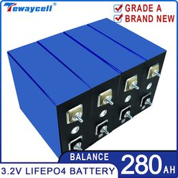 Nouveau 4/8/16 pièces 3.2V 280Ah Lifepo4 batterie Pack Grade A Lithium fer phosphate prismatique cellule Rechargeable solaire RV ue US sans taxe